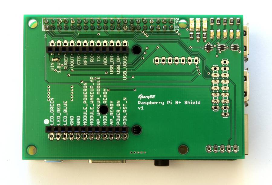 SparqEE ShieldR B+/2/3 - Raspberry Pi B+, 2, or 3